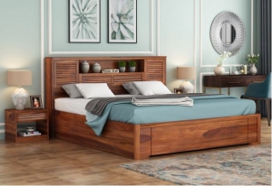 Find Best Queen Size Beds Online at Best Price on WoodenStre